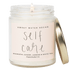 Self Care Soy Candle - Clear Jar - 9 oz