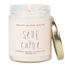 Self Care Soy Candle - Clear Jar - 9 oz (Lavender and Eucalyptus)