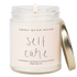 Self Care Soy Candle - Clear Jar - 9 oz (Lavender and Eucalyptus)