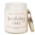 Birthday Cake Soy Candle - Clear Jar - 9 oz