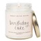 Birthday Cake Soy Candle - Clear Jar - 9 oz