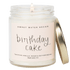 Birthday Cake Soy Candle - Clear Jar - 9 oz