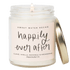 Happily Ever After Soy Candle - Clear Jar - 9 oz (Palo Santo Patchouli)
