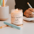 Best Teacher Ever Soy Candle - Clear Jar - 9 oz (Salt and Sea)
