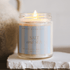 Salt and Sea Soy Patterned Candle - Clear Jar - 9 oz