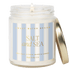 Salt and Sea Soy Patterned Candle - Clear Jar - 9 oz