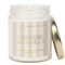 Cashmere and Vanilla Soy Patterned Candle - Clear Jar - 9 oz