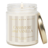 Cashmere and Vanilla Soy Patterned Candle - Clear Jar - 9 oz