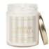 Cashmere and Vanilla Soy Patterned Candle - Clear Jar - 9 oz