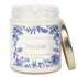 Spa Day Soy Patterned Candle - Clear Jar - 9 oz