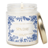 Spa Day Soy Patterned Candle - Clear Jar - 9 oz