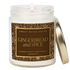 Gingerbread and Spice Soy Candle - Clear Jar - 9 oz Patterned