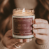 Merry Christmas Soy Candle - 9 oz Clear Jar (Christmas)