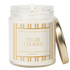 Sugar Cookies Soy Candle - 9 oz Patterned Clear Jar