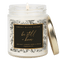 Be Still and Know Soy Candle - Clear Patterned Jar - 9 oz