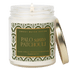Palo Santo Patchouli Soy Candle - Clear Patterned Jar - 9 oz