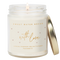 With Love Soy Patterned Candle - Clear Jar - 9 oz