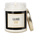 Game Day Black Soy Candle - Clear Jar - 9 oz