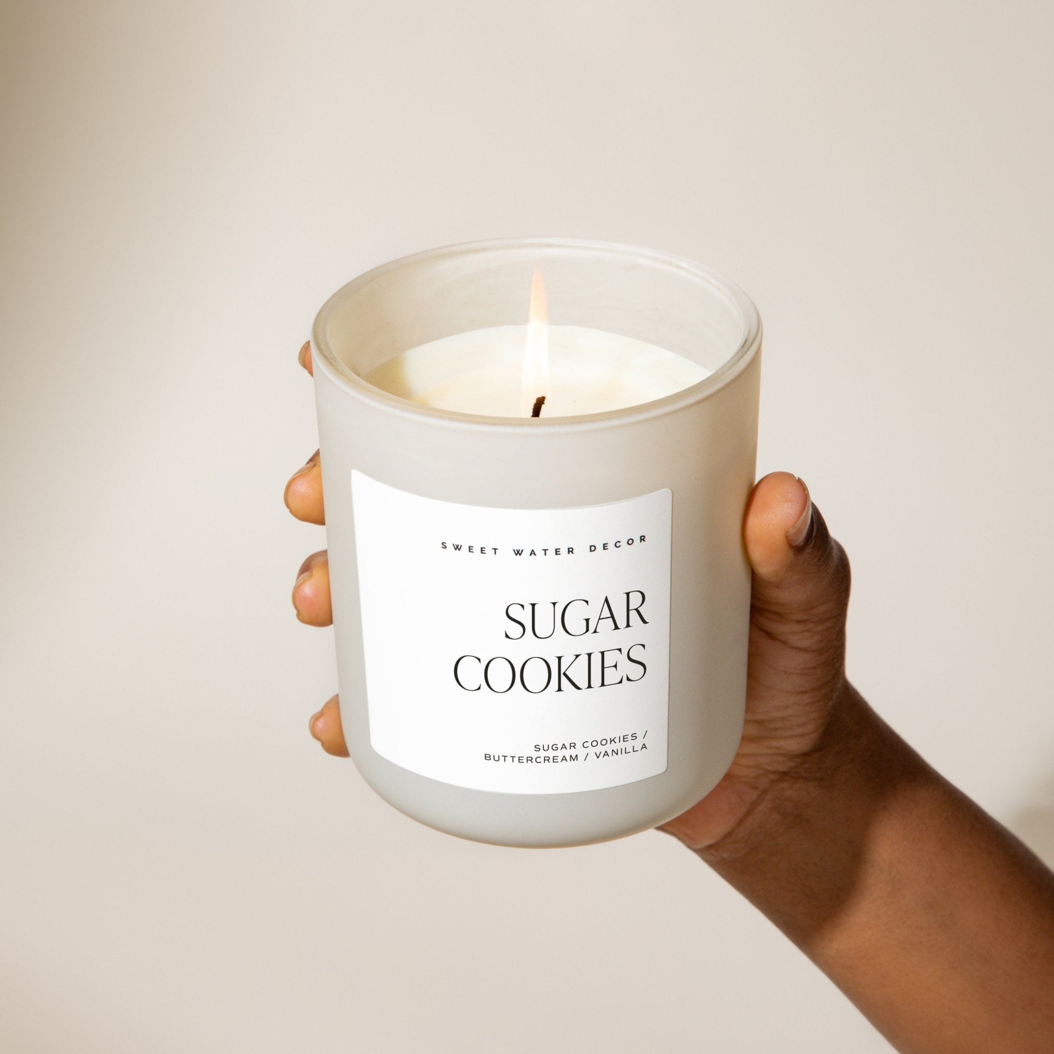 Sugar Cookies Soy Candle - Tan Matte Jar - 15 oz