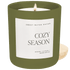 Cozy Season Soy Candle - Olive Matte Jar - 15 oz