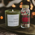 Snow Covered Pines Soy Candle - Olive Matte Jar - 15 oz