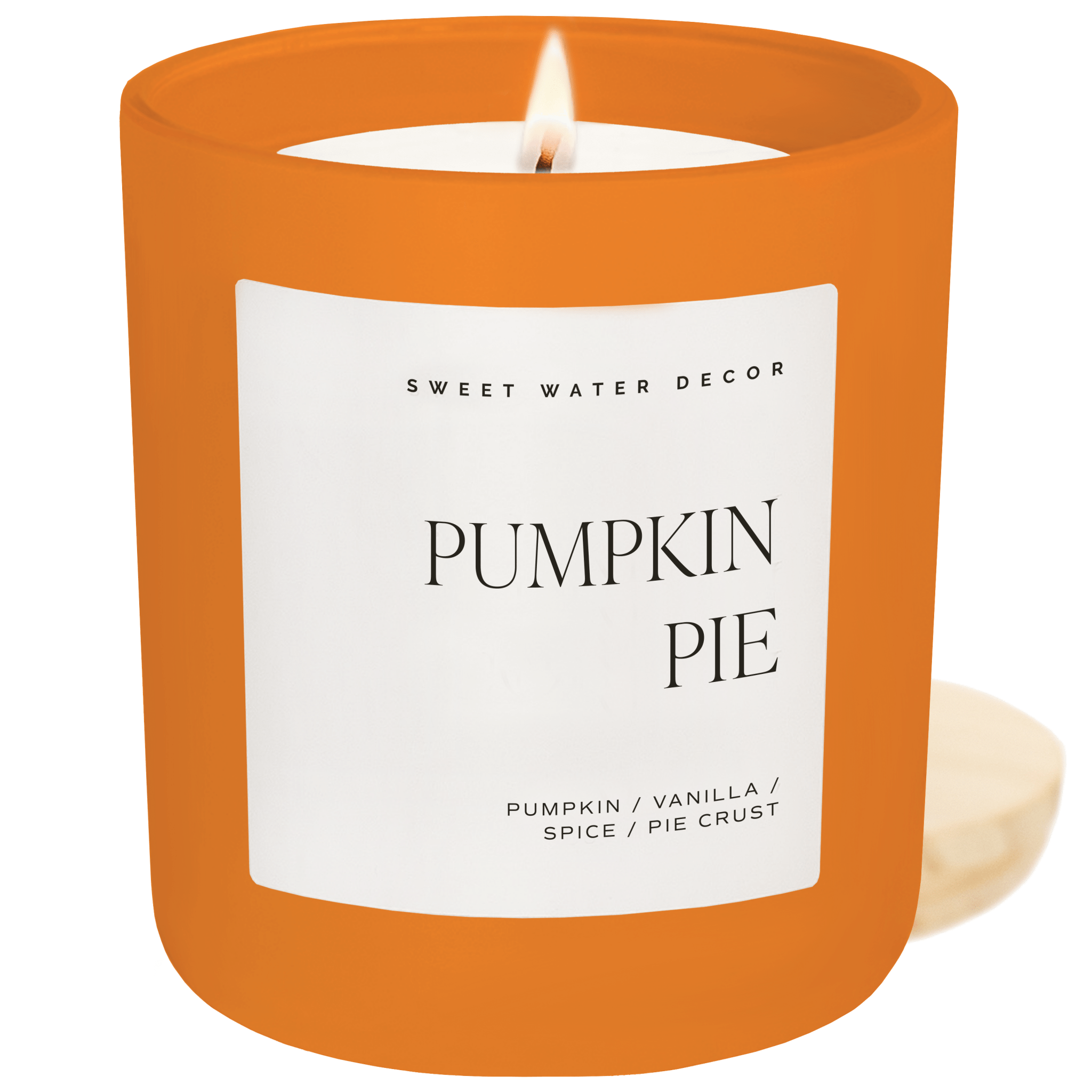 Pumpkin Pie Soy Candle - Orange Matte Jar - 15 oz (Hello Pumpkin)