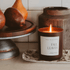 Fall Leaves Soy Candle - Brown Matte Jar - 15 oz