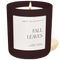 Fall Leaves Soy Candle - Brown Matte Jar - 15 oz