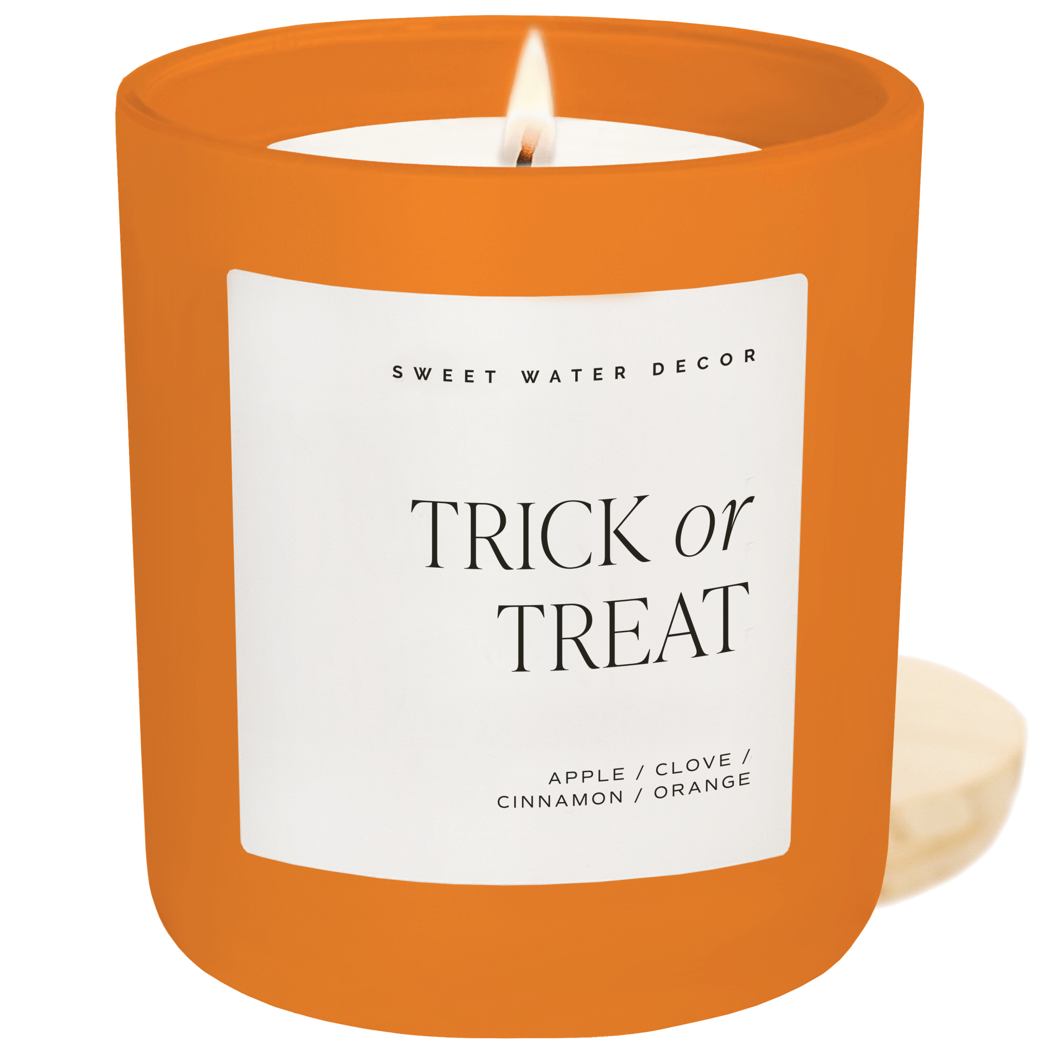 Trick or Treat Soy Candle - Orange Matte Jar - 15 oz (Farmhouse)