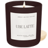 Ube Latte Soy Candle - Brown Matte Jar - 15 oz