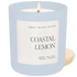 Coastal Lemon Soy Candle - Blue Matte Jar - 15 oz
