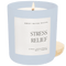 Stress Relief Soy Candle - Blue Matte Jar - 15 oz