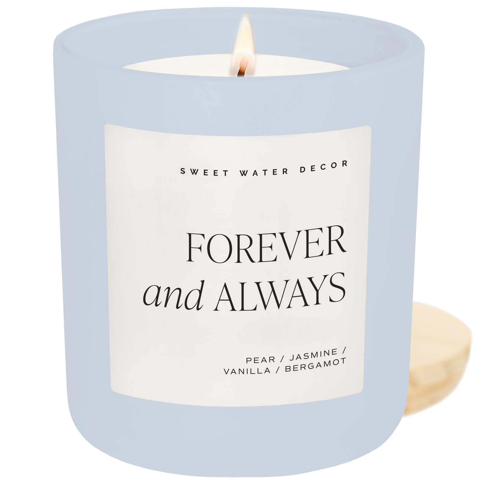Forever and Always Soy Candle - Blue Matte Jar - 15 oz