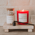 Santa's Workshop Soy Candle - Red Matte Jar - 15 oz (Merry and Bright)