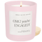 Omg! You're Engaged! Soy Candle - Pink Matte Jar - 15 oz