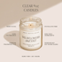 Coastal Lemon Soy Candle - Clear Jar - 9 oz