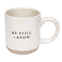 Be Still and Know 14oz. Stoneware Coffee Mug
