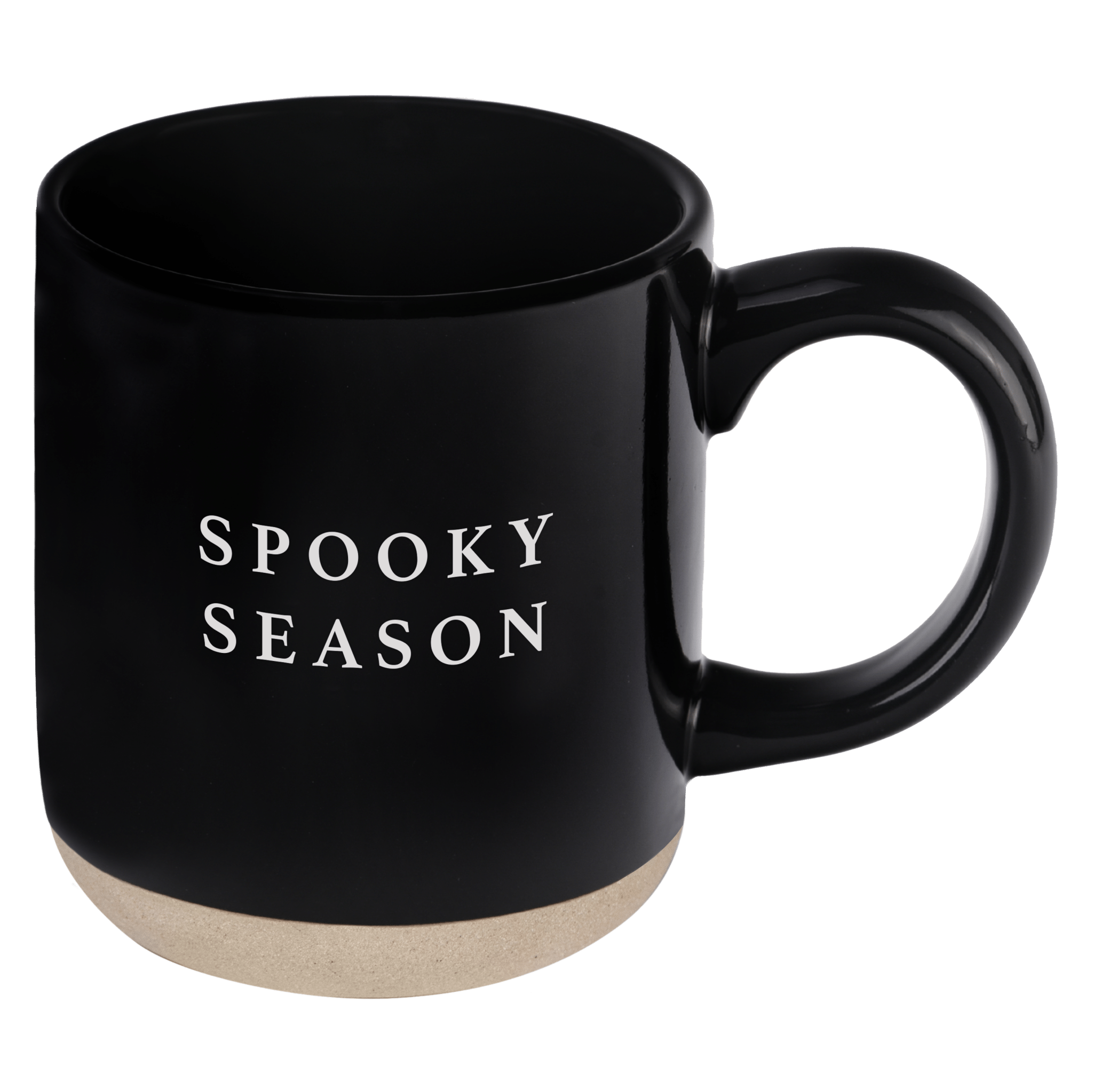 Spooky Season 14oz. Black Stoneware Coffee Mug