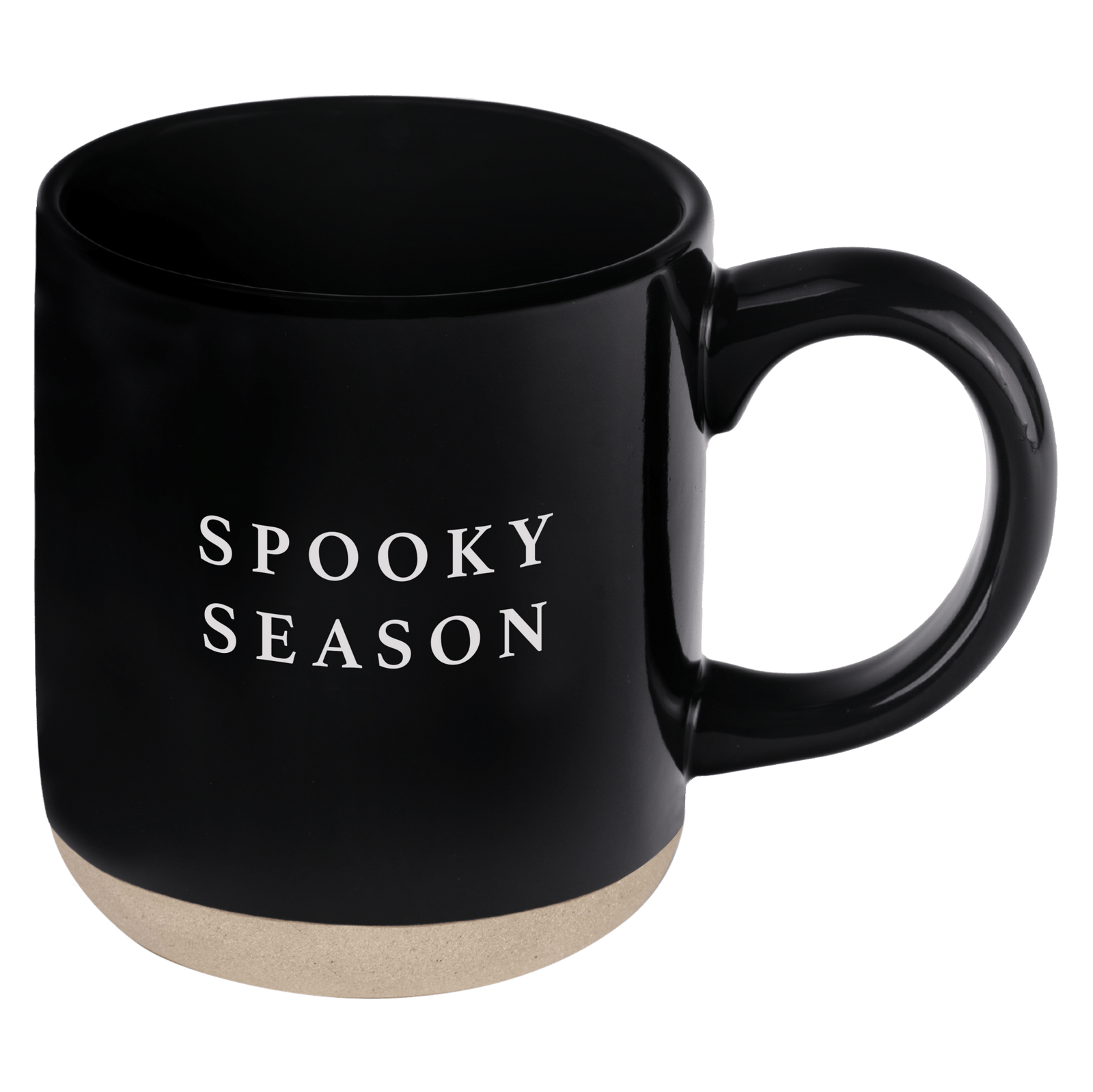 Spooky Season 14oz. Black Stoneware Coffee Mug