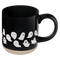 Ghosts 14oz. Black Stoneware Coffee Mug