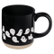Ghosts 14oz. Black Stoneware Coffee Mug