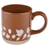 Fall Leaves 14 oz Orange Stoneware Coffee Mug