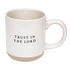 Trust In The Lord 14oz. Stoneware Coffee Mug