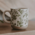 Green Delft 14 oz Stoneware Coffee Mug