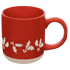 Holly 14oz. Red Stoneware Coffee Mug