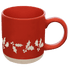 Holly 14oz. Red Stoneware Coffee Mug