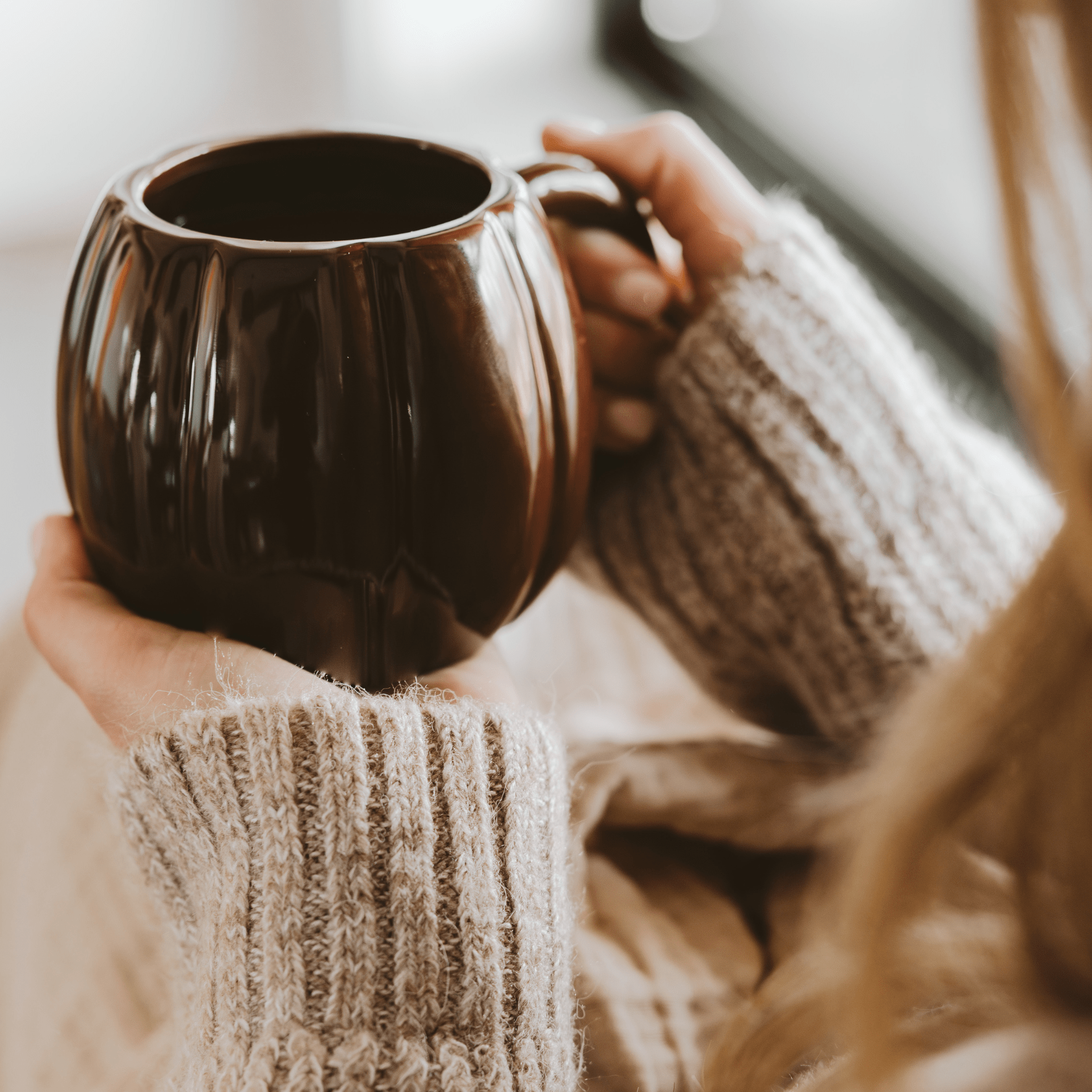 Brown Pumpkin 19oz. Figural Coffee Mug