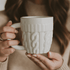 Cream Sweater 18oz. Figural Coffee Mug