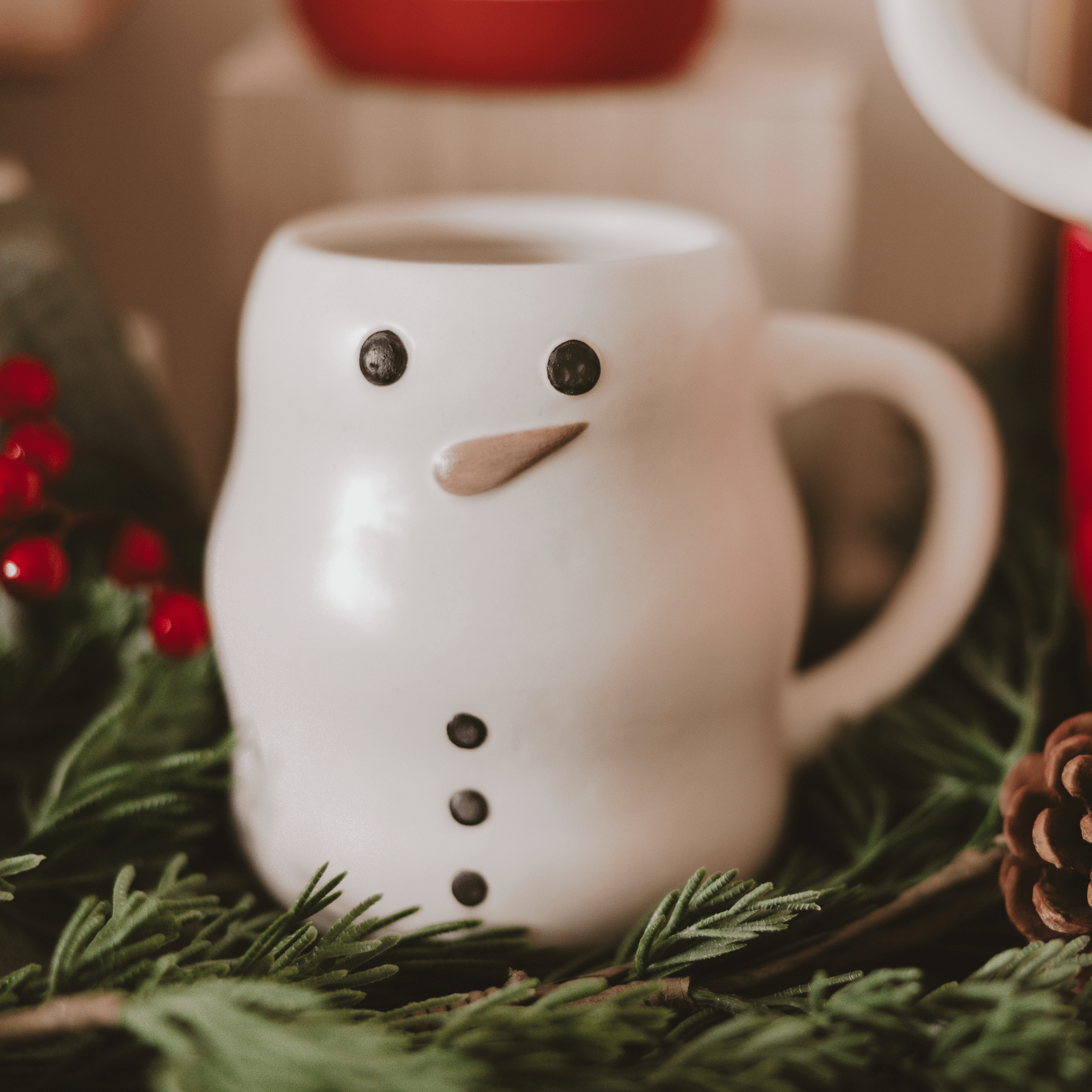 Snowman 21oz. Figural Coffee Mug