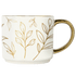 Gold Leaves 14oz. Gold Handle Coffee Mug